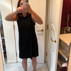 Lilla P black casual jersey dress. Perfect summer everyday dress!